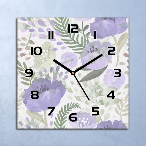 Horloge murale design verre - horloge,