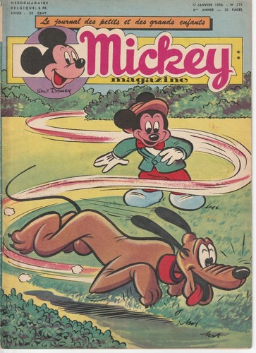 Mickey magazine annee 1956 - mickey,