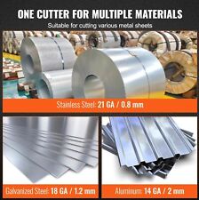 Cisaille à Tôle pour Visseuse Perceuse Pivotante 360°Rotatif Coupe Alu 14 GA