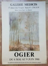 OGIER AFFICHE ORIGINALE