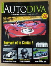 -- AUTODIVA (28). FERRARI ET LA CanAm! -- 