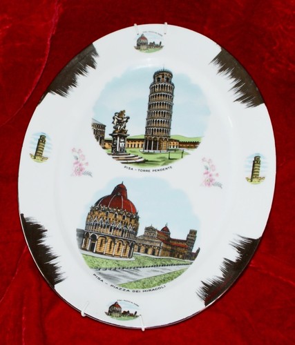 Assiette decorative pise italy - assiette,