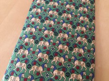 Lancel Paris Silk Tie Lion