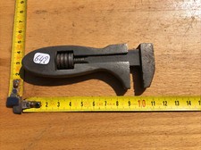 (n° 642 OLD TOOL  OUTIL ANCIEN DE METIER,  Petite clé à molette de mécanicien