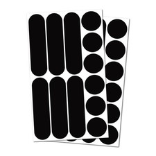  Lot de 2 Kit 12 Autocollants rétro réfléchissants Visibilité de Nuit Adhésif...