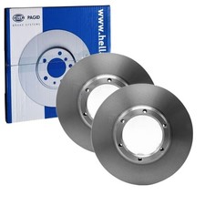 2x HELLA Pagid Disques Ø228mm