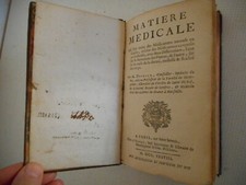 Matière médicale.Par M.Deidier.1738.Médecine naturelle du XVIII°.EO.