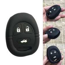Porte-clés en silicone vibrant pour Saab 9 3 9 5 Personnalisez votre clé noir