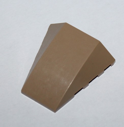 Lego dark tan wedge 4x4 - lego, no