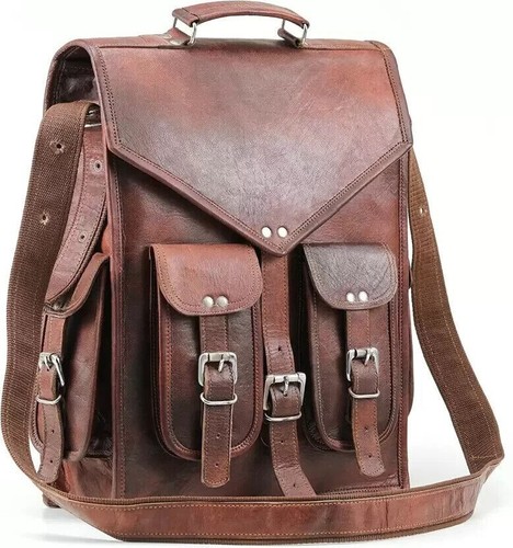 Sac dos cuir - à, en