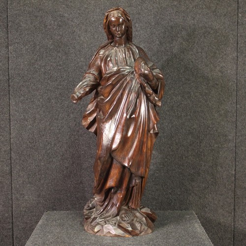 Ancienne sculpture bois - sculpture,