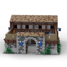 MOC-198750 Medieval Village – Barracks 3692 pièces Jouets cadeau pour Noël