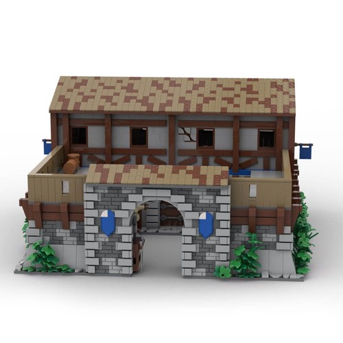 Moc 198750 medieval village - medieval,