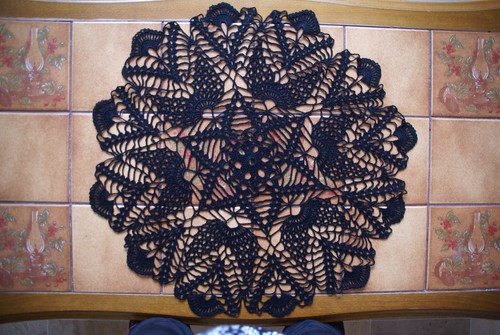 Napperon dentelle crochet - , au