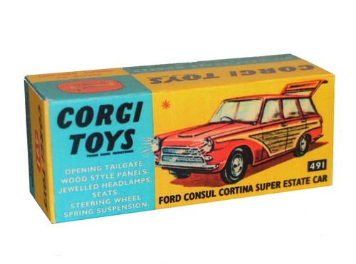Corgi toys boîte - box, repro