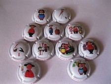 11 Capsules de MOUSSEUX "" CREMANT D'ALSACE ""