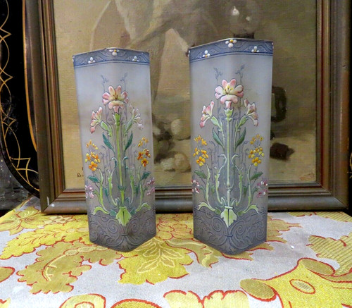 Paire anciens vases - paire, art