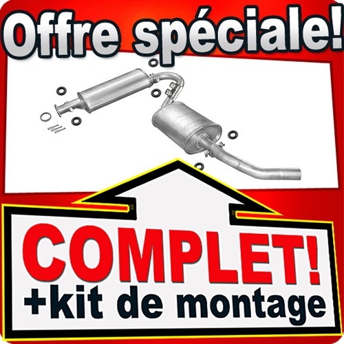 Ligne pot échappement pour - d'échappement,