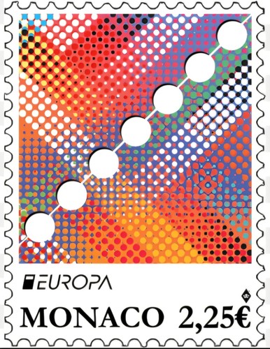 Monaco timbre stamp 70ème - timbre,