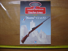 Brochure manuel GAUCHER ARMES Phantom Carabines Flyer technical manual