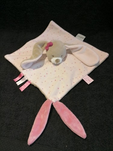 Doudou plat lapin - plat,