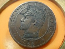 10 CENTIMES - NAPOLEON III - SATIRIQUE - "BOULANGER EMPEREUR" - TOP RARE !