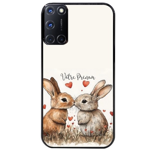 Coque noire pour oppo a72 - noire,