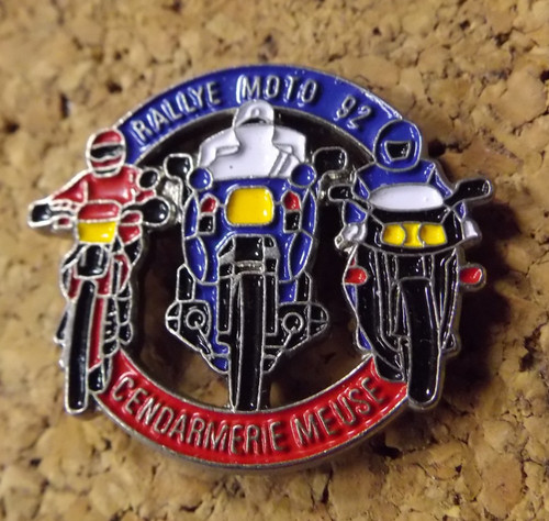 Pin rallye moto 1992 - moto,