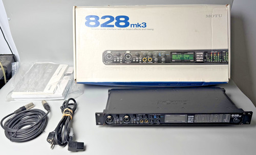 Motu 828mk3 firewire audio - 828mk3,