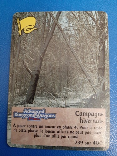 Spellfire campagne hivernale - -,