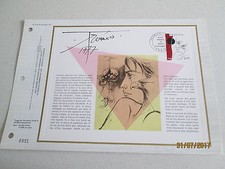 feuillet CEF  tableau de Trémois  de 1977