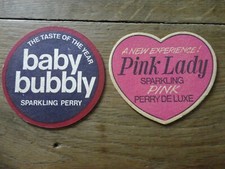 Beer mats coasters PINK LADY