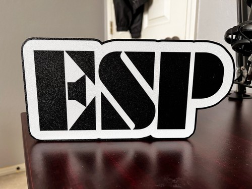 Esp guitars logo - esp, backlit