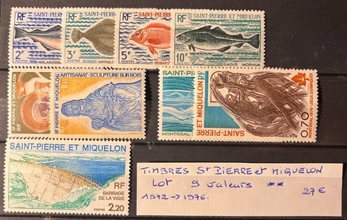 Timbres saint pierre - timbres,