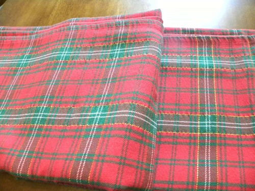 Vintage christmas tablecloth - christmas,