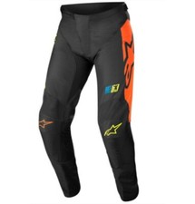 Pantalon Cross Enfant Alpinestars Compass Noir Jaune fluo Corail 10/12 ans