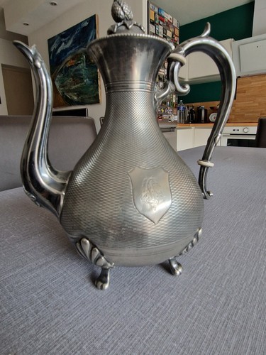 Cafetière métal argenté - métal,