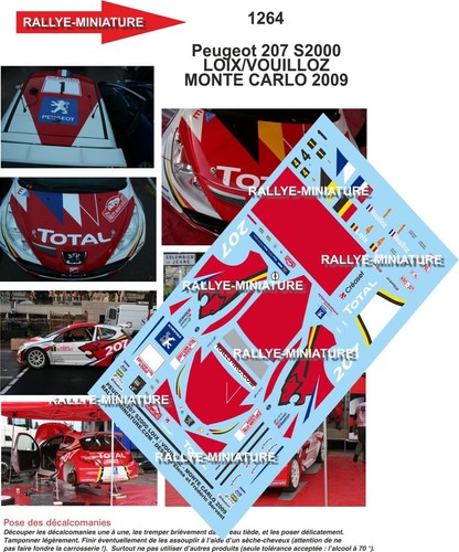 Decals ref 1264 peugeot - decals,