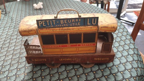 Boîte biscuits ancienne lu - boîte, à