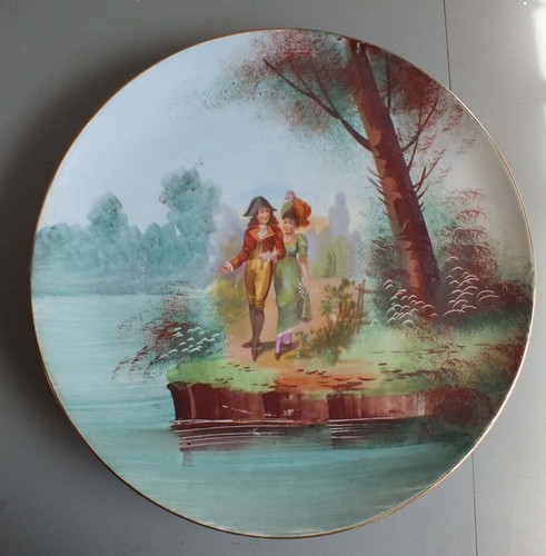 Grand plat decoratif - grand,