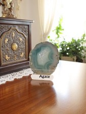  Tranche d'Agate Naturelle