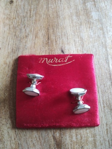 Boutons manchette nacre - de,