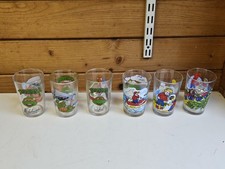 Lot 6 verres à moutarde AMORA Totue Ninja Bibifoc vintage 1970-1989