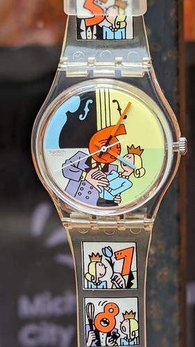 Montre swatch gk269 - swatch,, cartoon