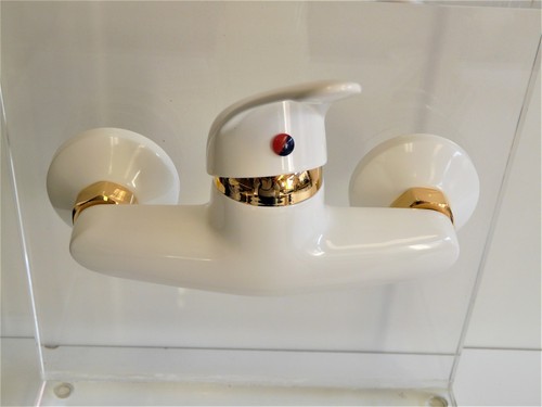 Armatures douche blanc - de, blanc/or