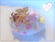 Galet lumineux bébé fimo