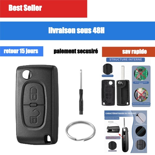 Coque clé boutons ce0523 - clé,