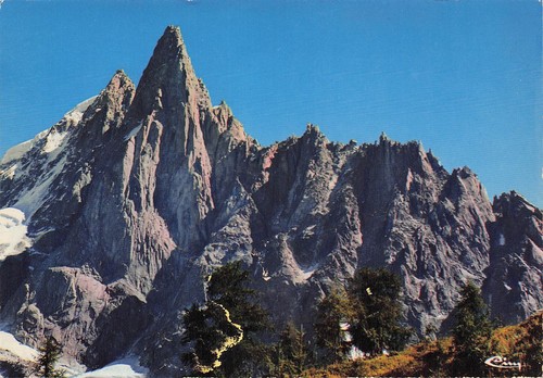 Chamonix mont blanc dru - blanc, le