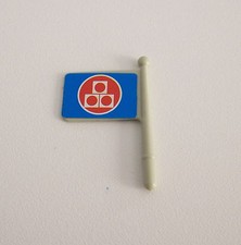 PLAYMOBIL (Q1247) CHANTIER - Drapeau de Signalisation de Travaux Camion 3755