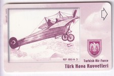 TEST CARTE CARD .. TURQUIE ALCATEL TTK AVION ESSAI TRIAL +BARCODE NO MAGNETIQUE